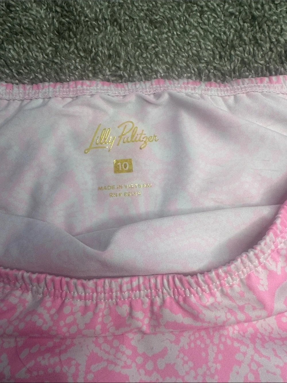 Lilly Pulitzer Pink Paisley Ruffle Bandeau Set